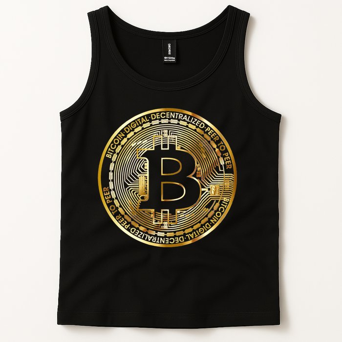 Bitcoin Btc Coin Crypto Trader Bitcoin Future Freedom Tank Top