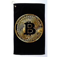 Bitcoin Btc Coin Crypto Trader Bitcoin Future Freedom Golf Towel