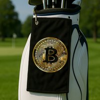 Bitcoin Btc Coin Crypto Trader Bitcoin Future Freedom Golf Towel