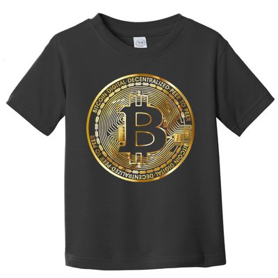 Bitcoin Btc Coin Crypto Trader Bitcoin Future Freedom Toddler T-Shirt