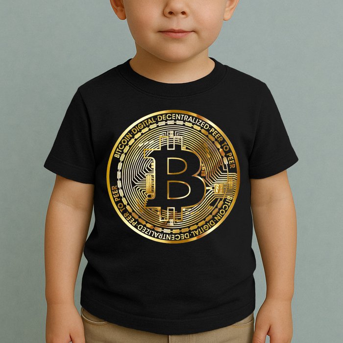 Bitcoin Btc Coin Crypto Trader Bitcoin Future Freedom Toddler T-Shirt