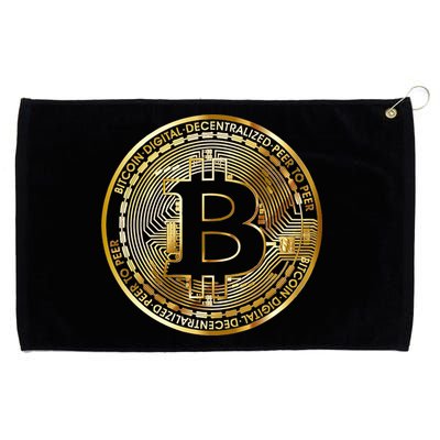 Bitcoin Btc Coin Crypto Trader Bitcoin Future Freedom Grommeted Golf Towel