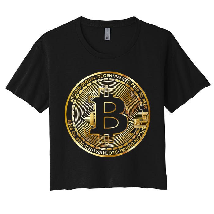Bitcoin Btc Coin Crypto Trader Bitcoin Future Freedom Crop Top
