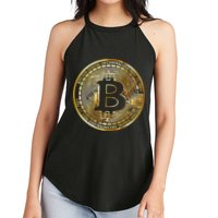 Bitcoin Btc Coin Crypto Trader Bitcoin Future Freedom Women's Perfect Tri Rocker Tank
