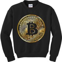 Bitcoin Btc Coin Crypto Trader Bitcoin Future Freedom Kids Sweatshirt