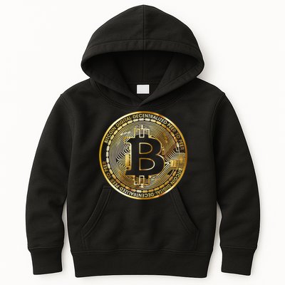 Bitcoin Btc Coin Crypto Trader Bitcoin Future Freedom Kids Hoodie