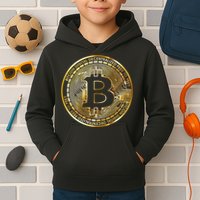 Bitcoin Btc Coin Crypto Trader Bitcoin Future Freedom Kids Hoodie