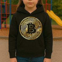 Bitcoin Btc Coin Crypto Trader Bitcoin Future Freedom Kids Hoodie