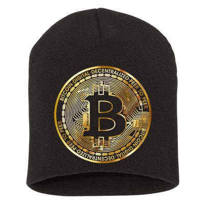Bitcoin Btc Coin Crypto Trader Bitcoin Future Freedom Short Acrylic Beanie
