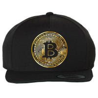 Bitcoin Btc Coin Crypto Trader Bitcoin Future Freedom Wool Snapback Cap