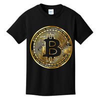 Bitcoin Btc Coin Crypto Trader Bitcoin Future Freedom Kids T-Shirt