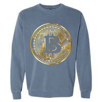 Bitcoin Btc Coin Crypto Trader Bitcoin Future Freedom Garment-Dyed Sweatshirt