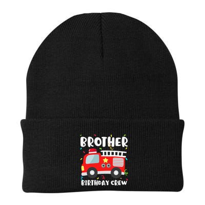 Brother Birthday Crew Fire Truck Party Firefighter Beanie