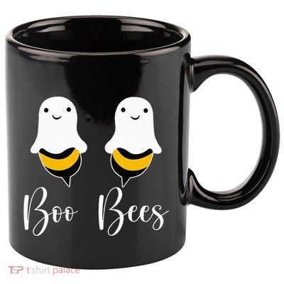 Boo Bees Couples Halloween Costume 11oz C Handle Ceramic Mug