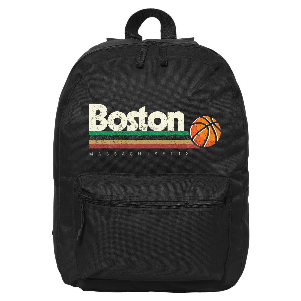 Basketball Boston City Bball Retro Stripes 16 in Basic Backpack