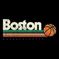 Basketball Boston City Bball Retro Stripes 16 in Basic Backpack