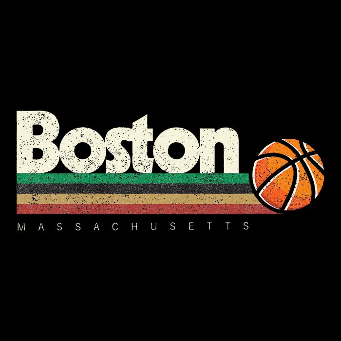 Basketball Boston City Bball Retro Stripes 16 in Basic Backpack