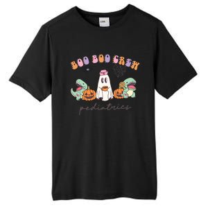 Boo Boo Crew Pediatrics Nurse Dinosaur Halloween Peds Crew Tall Fusion ChromaSoft Performance T-Shirt