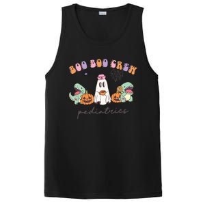 Boo Boo Crew Pediatrics Nurse Dinosaur Halloween Peds Crew PosiCharge Competitor Tank