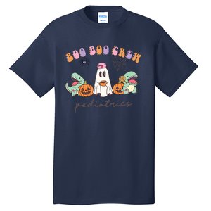 Boo Boo Crew Pediatrics Nurse Dinosaur Halloween Peds Crew Tall T-Shirt