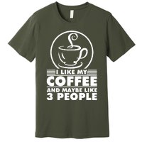 Barista Bar Cafeteria Espresso Coffee Cappuccino Coffee Caffeine Cafe Premium T-Shirt