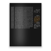 Bitcoin Block Code Poster