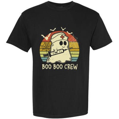 boo boo crew nurse halloween nurse costume out Garment-Dyed Heavyweight T-Shirt