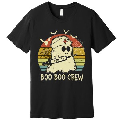 boo boo crew nurse halloween nurse costume out Premium T-Shirt