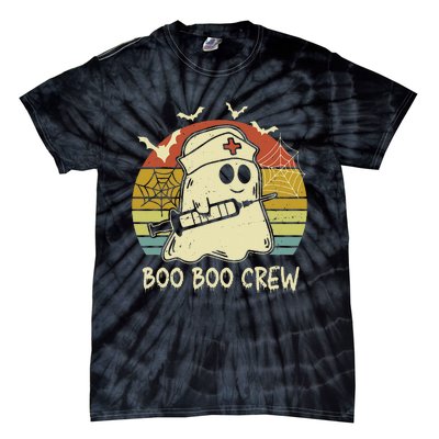 boo boo crew nurse halloween nurse costume out Tie-Dye T-Shirt