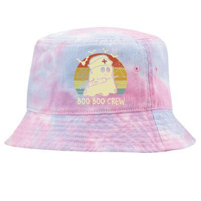 boo boo crew nurse halloween nurse costume out Tie-Dyed Bucket Hat