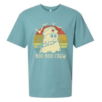 boo boo crew nurse halloween nurse costume out Sueded Cloud Jersey T-Shirt