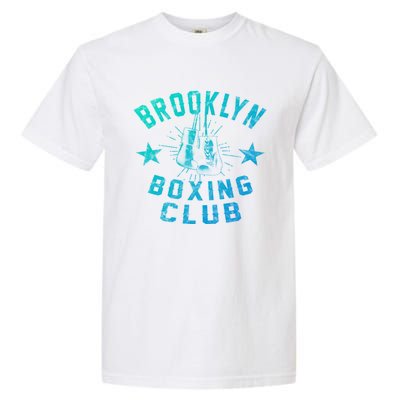 Brooklyn Boxing Club Vintage Distressed Boxing Gift Garment-Dyed Heavyweight T-Shirt