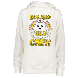 Boo Boo Crew Nurse Halloween CNA Nurse For Women Womens Funnel Neck Pullover Hood