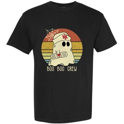 Boo Boo Crew Nurse Halloween Nurse For Women Garment-Dyed Heavyweight T-Shirt