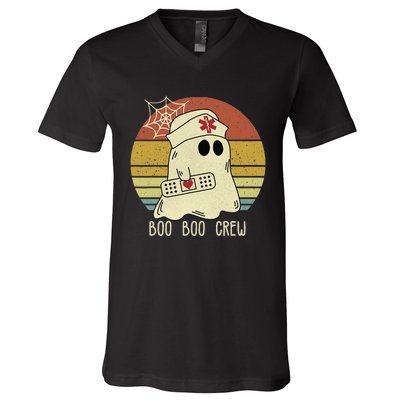 Boo Boo Crew Nurse Halloween Nurse For Women V-Neck T-Shirt