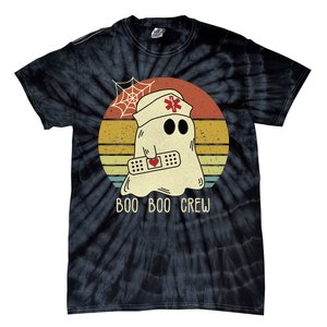 Boo Boo Crew Nurse Halloween Nurse For Women Tie-Dye T-Shirt