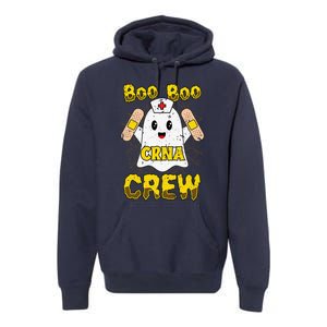 Boo Boo Crew Nurse Halloween CRNA Nurse For Women Premium Hoodie