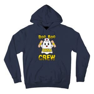 Boo Boo Crew Nurse Halloween CRNA Nurse For Women Tall Hoodie