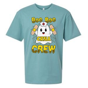 Boo Boo Crew Nurse Halloween CRNA Nurse For Women Sueded Cloud Jersey T-Shirt