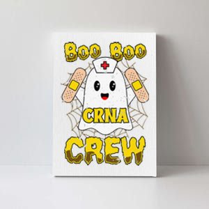 Boo Boo Crew Nurse Halloween CRNA Nurse For Women Canvas