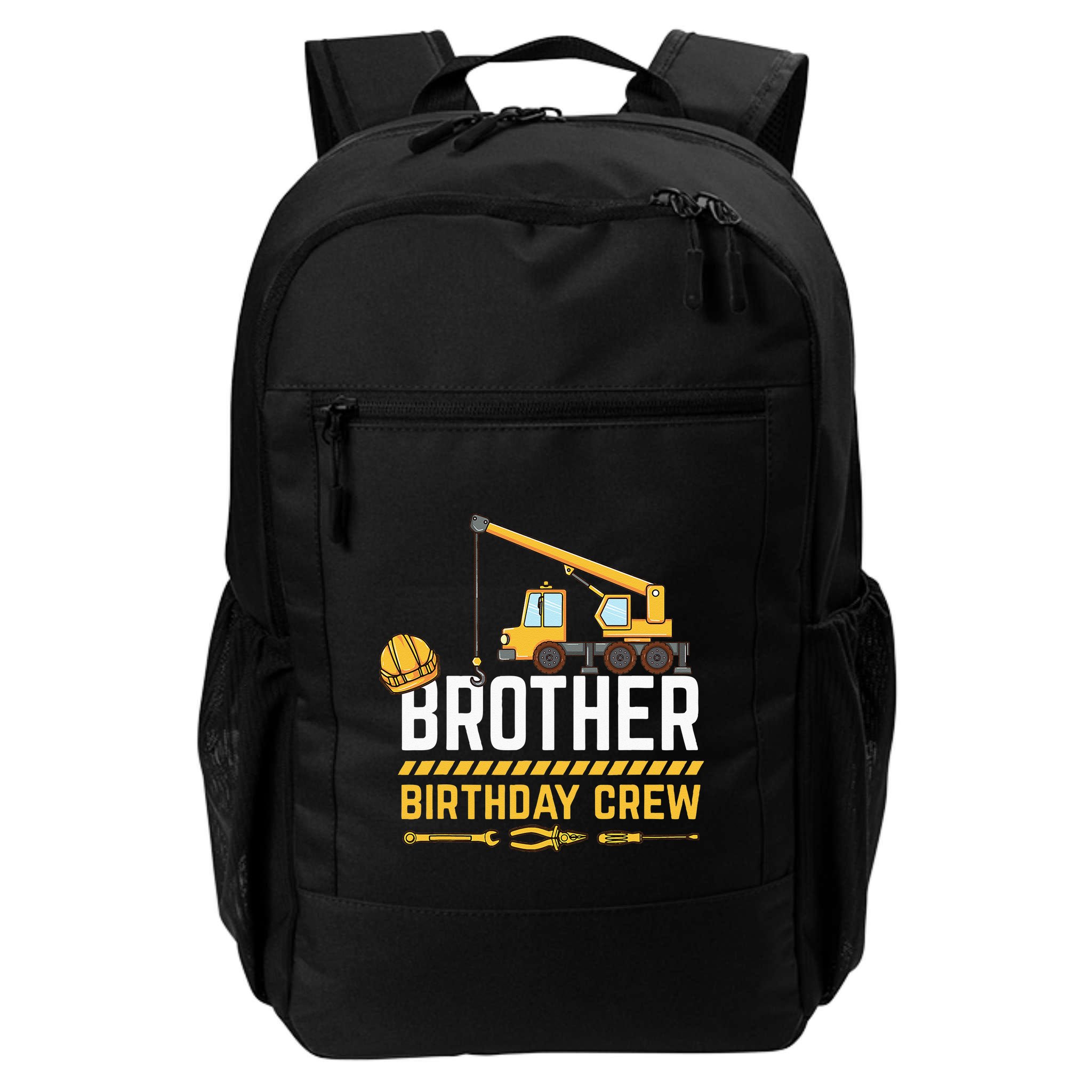Brother Birthday Crew Construction Birthday Backpack