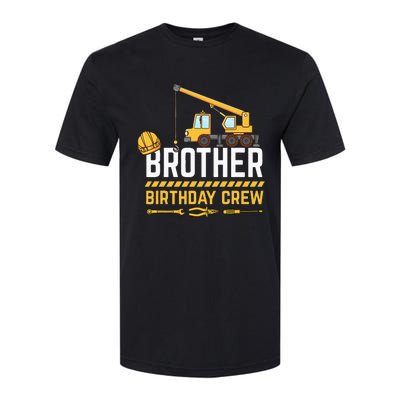 Brother Birthday Crew Construction Birthday Softstyle® CVC T-Shirt