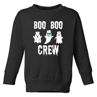 Boo Boo Crew Nurse Halloween Ghost Costume Toddler Sweatshirt