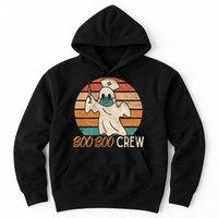 Boo Boo Crew Ghost Nurse Halloween Costume Nurses RN Vintage Hoodie