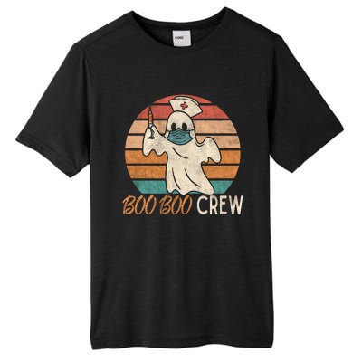 Boo Boo Crew Ghost Nurse Halloween Costume Nurses RN Vintage Tall Fusion ChromaSoft Performance T-Shirt