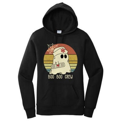 Boo Boo Crew Nurse Halloween Nurse Women's Pullover Hoodie