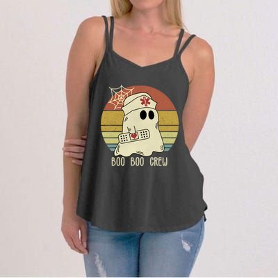 Boo Boo Crew Nurse Halloween Nurse Women's Strappy Tank