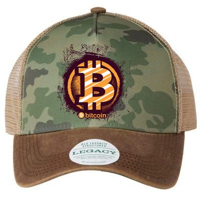 Bitcoin BTC Crypto Cryptocurrency Trader Legacy Tie Dye Trucker Hat