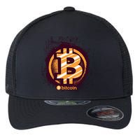 Bitcoin BTC Crypto Cryptocurrency Trader Flexfit Unipanel Trucker Cap