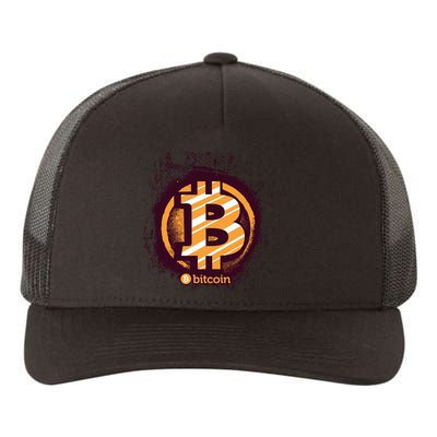 Bitcoin BTC Crypto Cryptocurrency Trader Yupoong Adult 5-Panel Trucker Hat